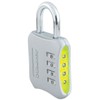 Master Lock 653D Set-Your-Own-Combination 2-inch Padlock, 4-Pack, Color May Vary