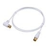 Sanwa Supply S2.5C-FB Antenna Cable, Extra Fine Point, L-Shaped, 3.3