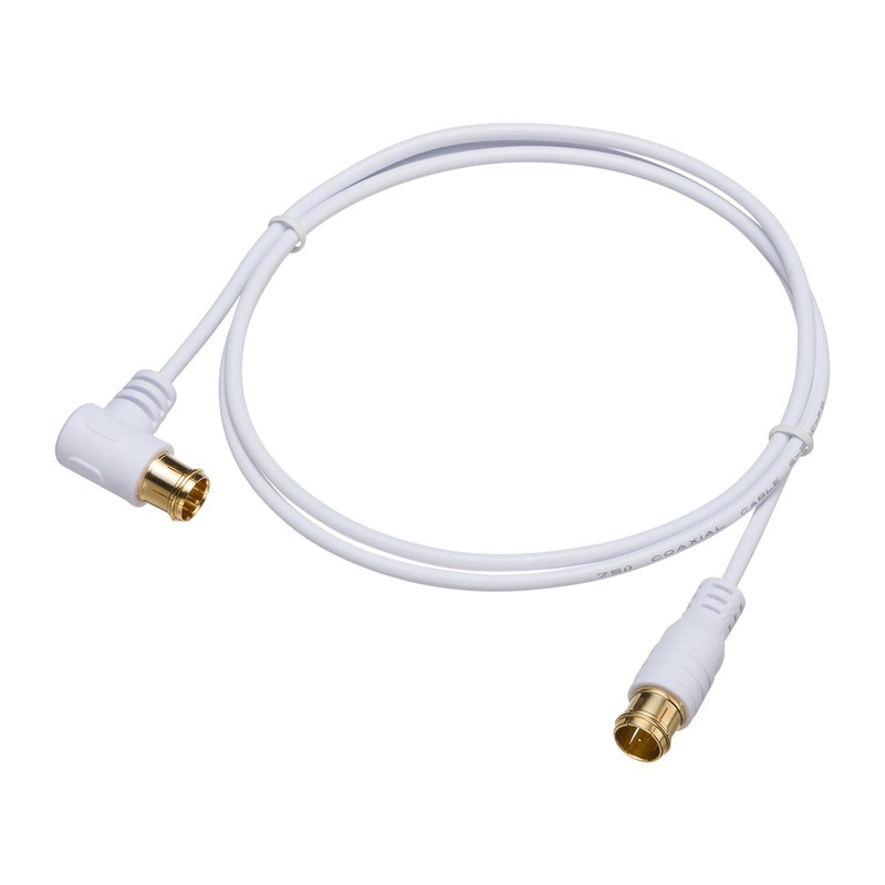 Sanwa Supply S2.5C-FB Antenna Cable, Extra Fine Point, L-Shaped, 3.3