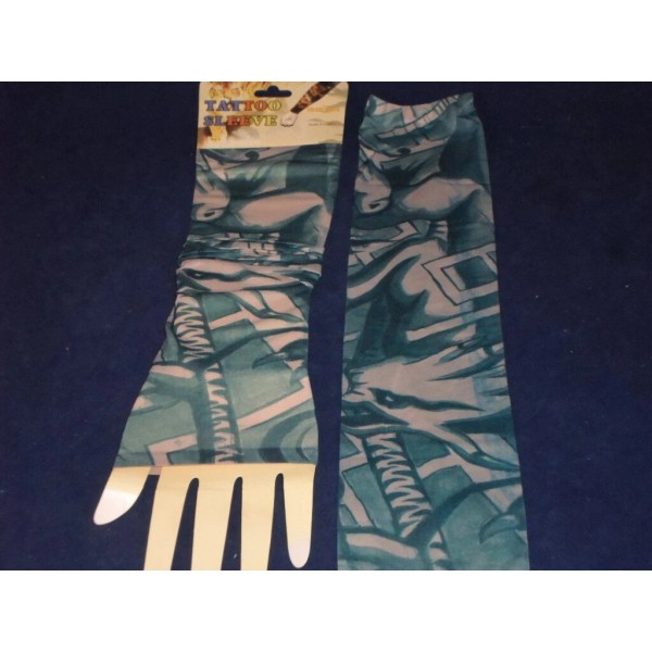 Unbranded Fake Temporary Tattoo Full Arm Sunscreen Tattoo Sleeves A22-5