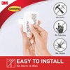 Command Broom Holder Wall Mount, White, Easy On, Easy Off,