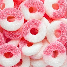 Watermelon Gummy Rings Candy, Bulk, 2 Pounds