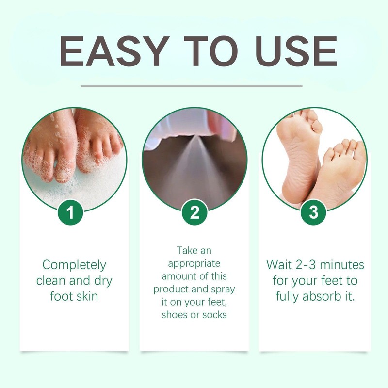 2PCS Foot Spray with Tea Tree Oil,Tea Tree Oil Spray