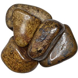 Hypnotic Gems Materials: 1 lb Bronzite Tumbled Stones - Grade 1 - XXLarge - 1.75" to 2.5" Avg. - Bulk Natural Rocks Polished Gemstone Supplies for Wicca, Reiki, Energy Crystal Healing