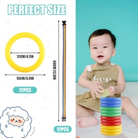 12pcs Toddlers Walking Ropes, Children Detachable Transition Rope Preschool Walking Rope Kids Walking Rope Line for Preschool Daycare Kindergarten Class School Kids Outdoor Supplies