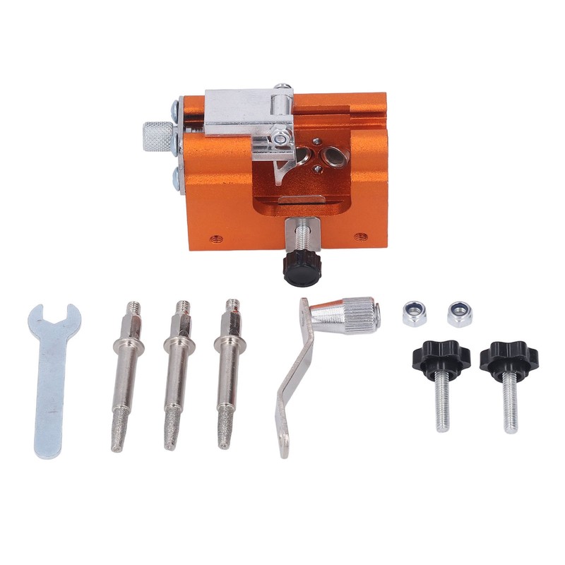 Portable Crank Chainsaw Sharpening Jig Stainless Steel Chainsaw Tooth Blade