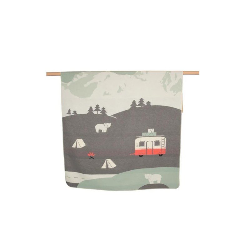David Fussenegger Juwel Children's Camping Blanket, Grey, 200 x 140