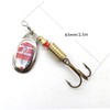 Spinner Fishing Lures Artificial Fishing Baits Fishing Baits with Hooks
