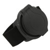 Bicycle Mirror Nylon Wrist Arm Strap Convex Design Black 5cm