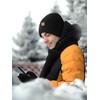 3 PCS Winter Hat Scarf Gloves Set, Soft Warm Knit
