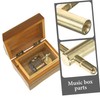 Abaodam 4pcs Music Box Handle Musical Mechanism Key Metal Winder