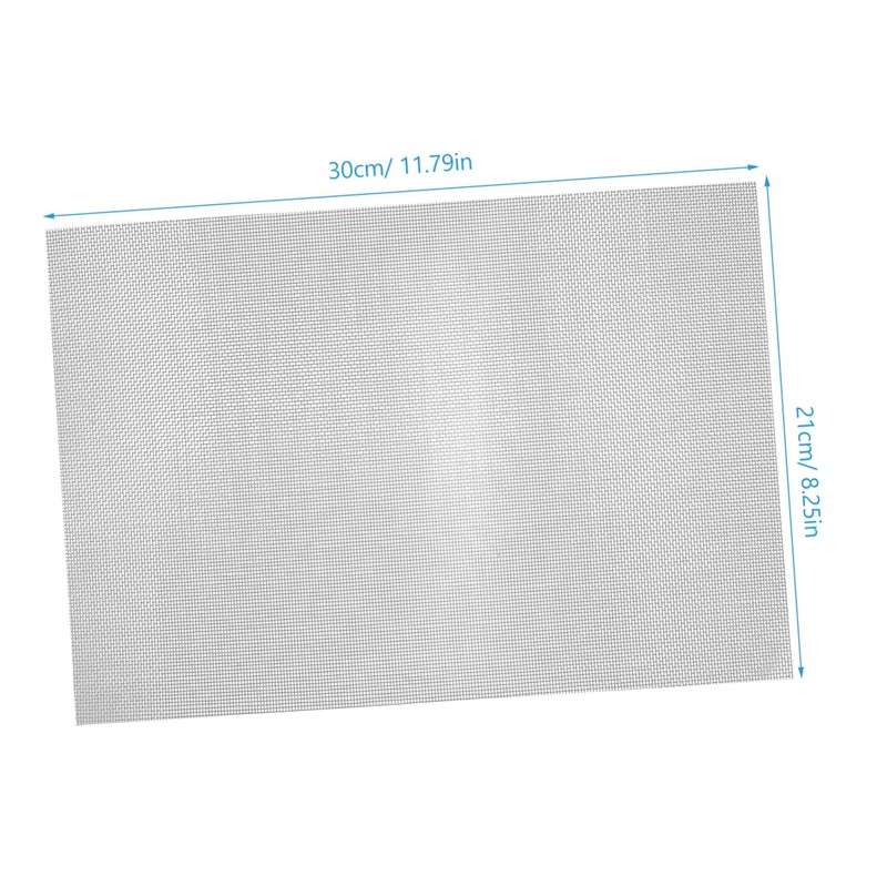 Operitacx 6Pcs Stainless Steel Wire Mesh Garden Barrier Netting Rust