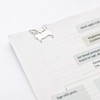 Midori 43356006 Etching Clips, Dogs Pattern