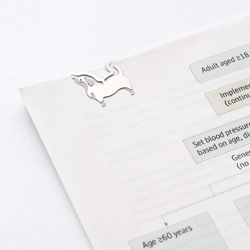 Midori 43356006 Etching Clips, Dogs Pattern