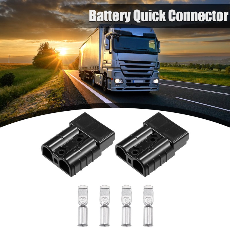 uxcell 2 Set 50A Battery Quick Connector Kit Car Trailer