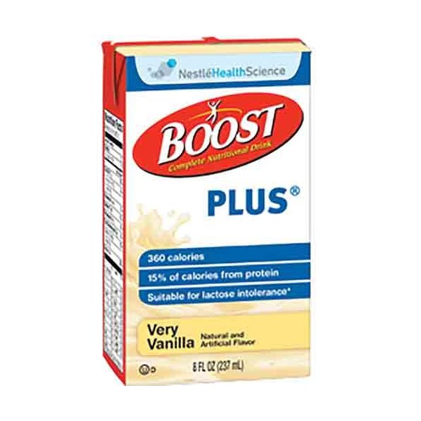 Boost Plus Very Vanilla 8oz Brikpaks 27/Case - 2 CASE SPECIAL