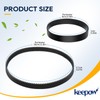 KEEPOW Replacement Belts Set for Bissell 3071 PowerForce PowerBrush Pet