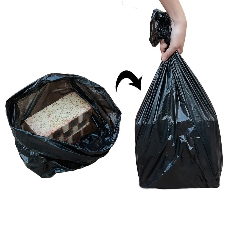 Eagrye 1.2 Gallon Black Small Trash Bag, 180 Counts