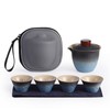 Kaaipee Tea Set Travel Tea Set, Japanese Style, Portable Teapot,