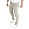PITTMAN Andrew Men's Chino Trousers with Partial Elastic Waistband, Beige
