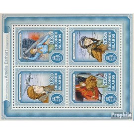 Prophila Collection Solomon Islands 4300-4303 Small Sheets (Complete Edition) Mint NH 2017 Amelia Earhart (Stamps for Collectors) Aircraft / Balloons / Zeppelins / Aviation