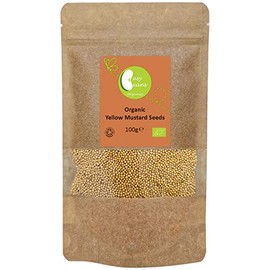 Organic Yellow Mustard Seeds - Certified Organic - by Busy Beans Organic (100g)