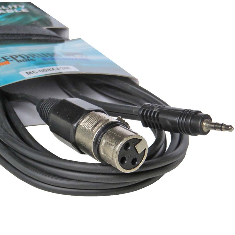 Keepdrum – 008XJ 3 M XLR Female – 3.5 mm