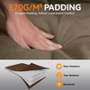 High Back Double Camping Chair 2 Person Camping Chair Brown