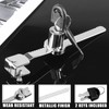 Luomorgo 1 Pc Sliding Glass Door Ratchet Lock, Keyed Alike
