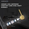 AIMADI Black Faucet Kitchen,Commercial Black Gold Kitchen Faucet Matte Black
