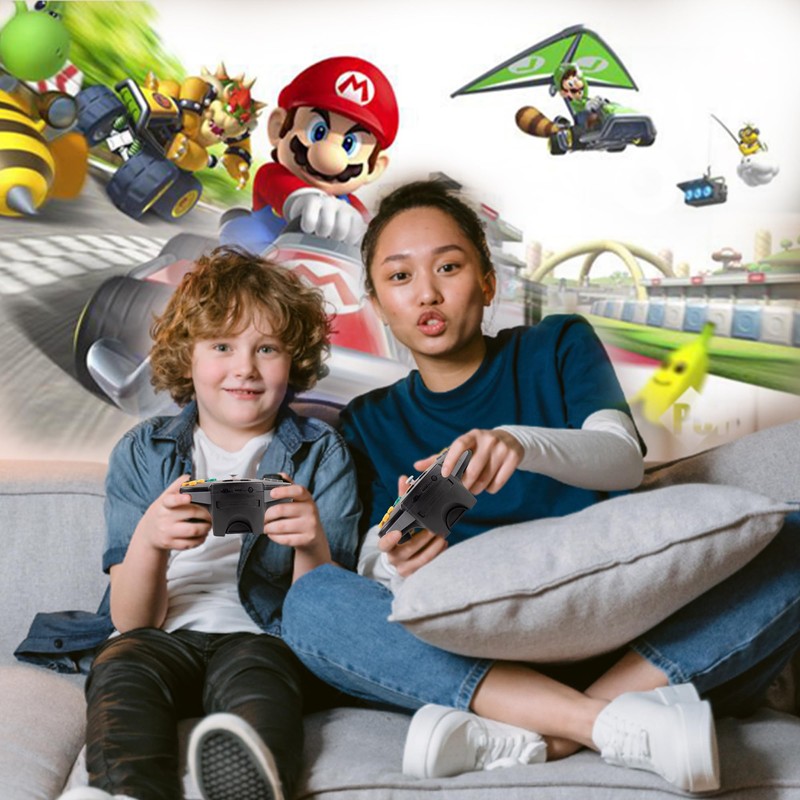 KIWITATA Retro N64 Wireless Controller, 2.4GHZ Wireless N64 Remote Joystick