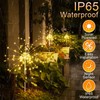 Solar Fireworks Lights Outdoor Garden Decor Waterproof, 4 Pack Solar