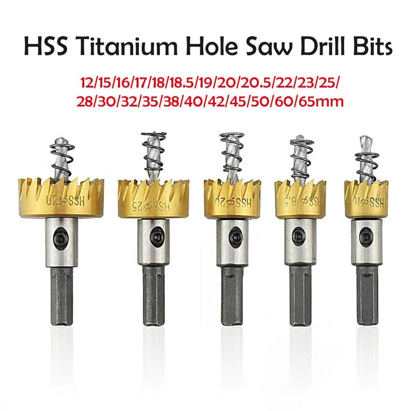 TopHomer 23mm HSS Hole Saw Hole Saw Drill Drill Metal