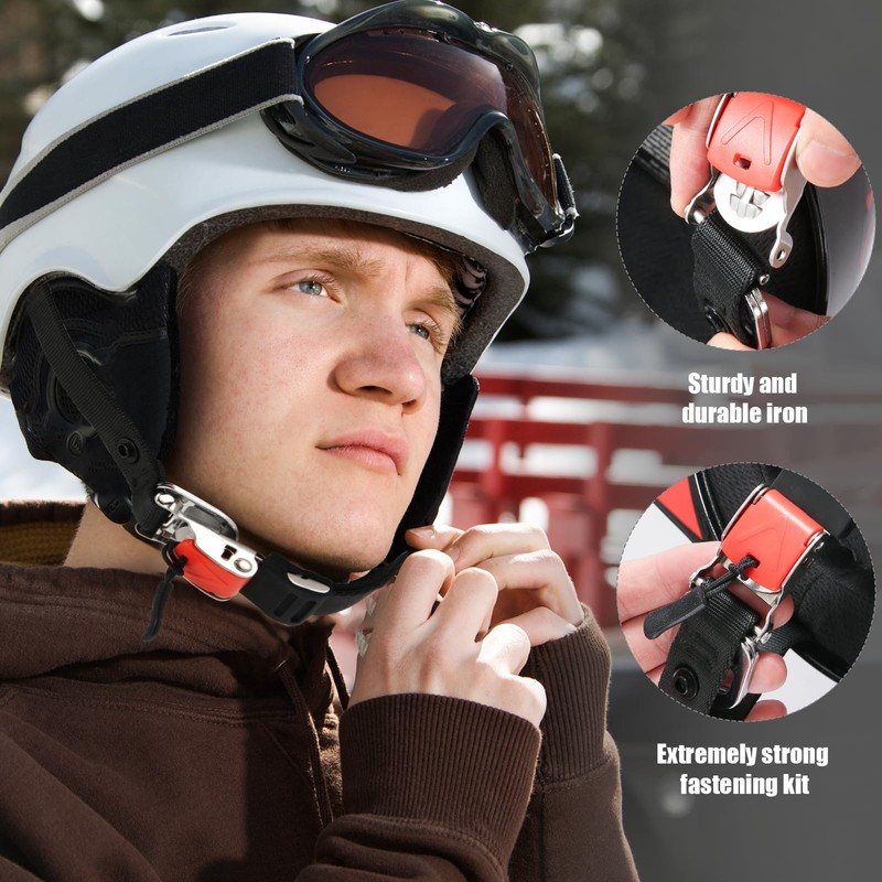 Helmet Quick Release Buckle Kit, Upgraded Motorcycle Helmet Strap Webbing