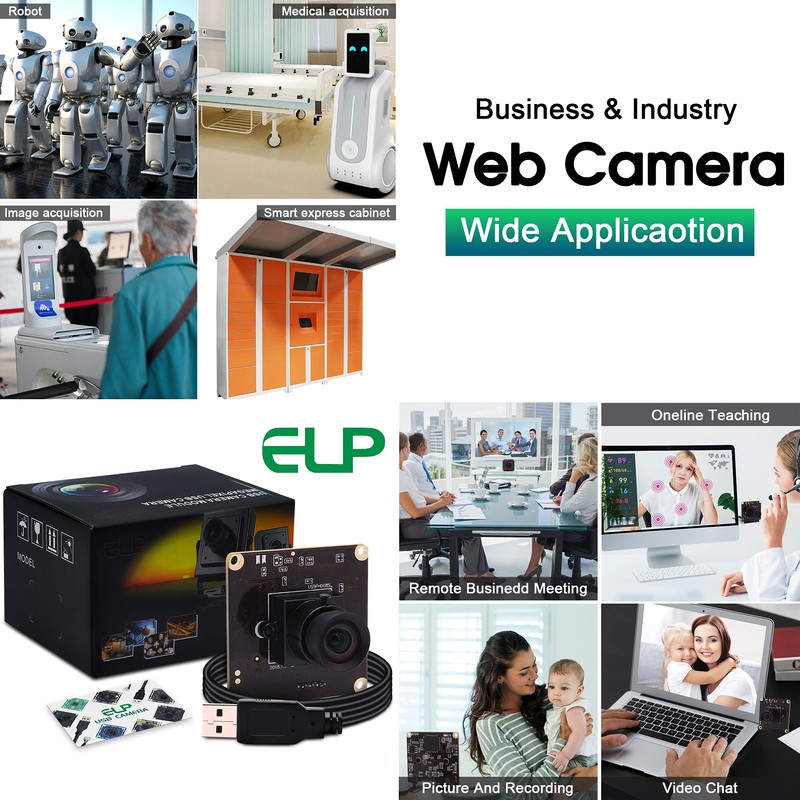 ELP USB Camera 260fps High Speed Webcam 110 Degree Wide