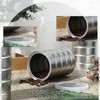 Jadive 8 Pcs Empty Coffee Cans with Lids Metal Tin