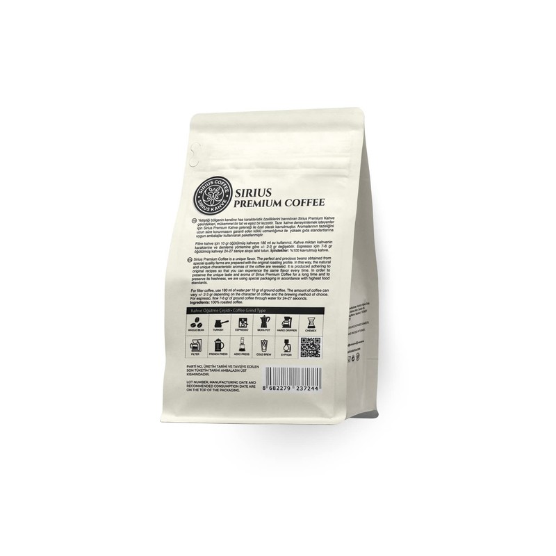Sirius Colombia Roasted Ground Filter Coffee 250 gm