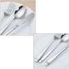 DynkoNA 6-Piece Camping Utensils Set for 2, Stainless Steel Cutlery