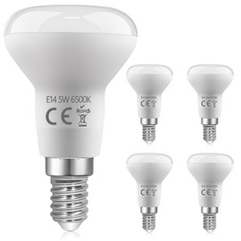 Blakapoo R50 E14 Reflector Bulb, SES Small Edison Screw LED 5W E14 Spotlight Bulb 40W Equivalent, 500LM, Warm White 2700K, 120°Beam Angle, Non-dimmable, Pack of 5