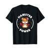 Cute Hamster Power Girl Furry Friend Superhero T-Shirt
