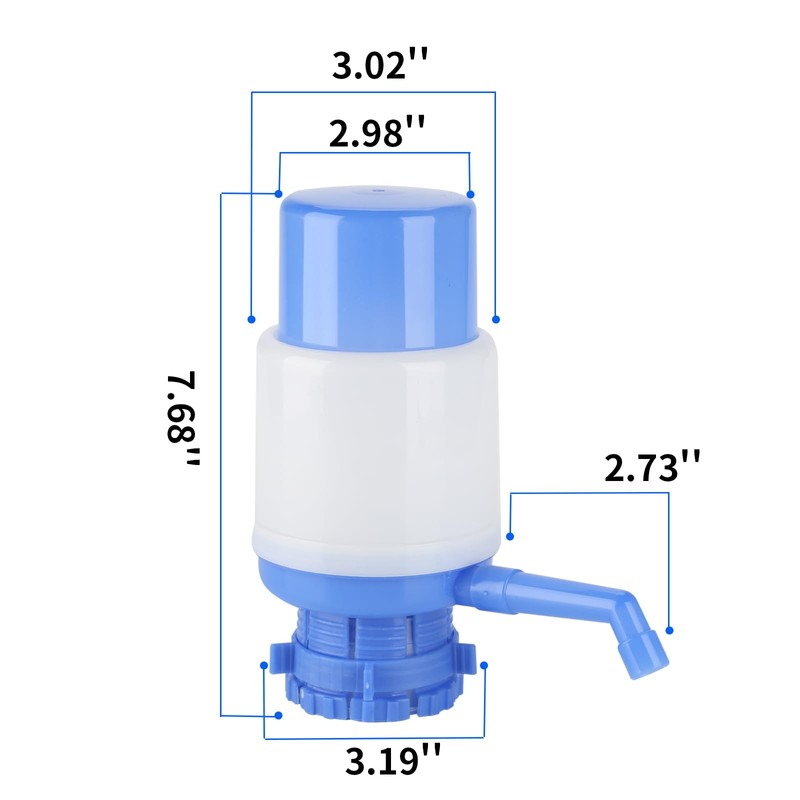 Aketek Drinking Water Hand Press Pump for Bottled Water Dispenser