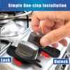 Stove knob Safety Covers - 6 Pcs Gas Stove Knob