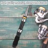 AIMALL Telescopic Pocket Fishing Rod 92.5in & 67.7in Mini Ultra