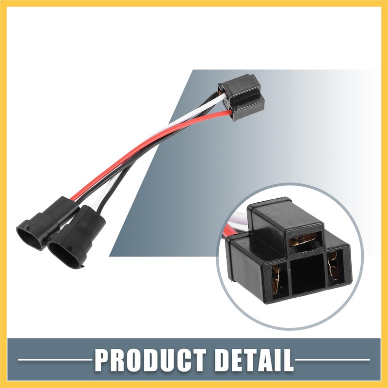 REPAIROCK H4 to H9/H11 Dual Beam Headlight Splitter Harness Adapter