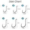 Octopus Fishing Hooks High Carbon Steel Jig Hooks Offset Sport
