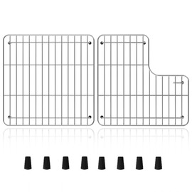 Sink Protector for Kohler K-6639-ST Whitehaven, Stainless Steel Sink Rack Replacement for Kohler Whitehaven Farmhouse Cairn K-6488/K-6489 Bottom Racks