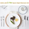 E-far Dinner Spoons Set of 6, 7.9 Inch Stainless Steel