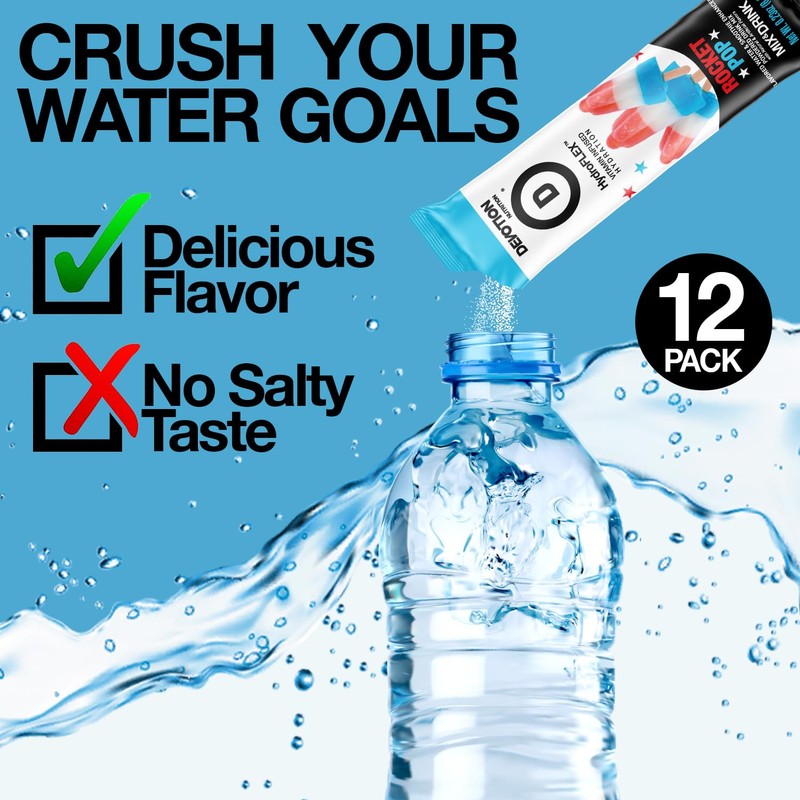 Devotion Nutrition HydroFLEX Water Flavoring Packets – Sugar-Free Hydration with