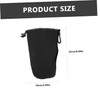 SUPVOX 4pcs Camera Lens Storage Bag Neoprene Lens Pouch Holders