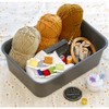 TRUSCO Soft Tote Tray, Dark Gray KTLPE-DG